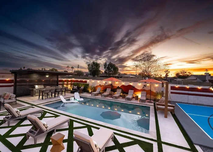 7br Lux Pool & Pickleball Oasis W/speakeasy * Phoenix